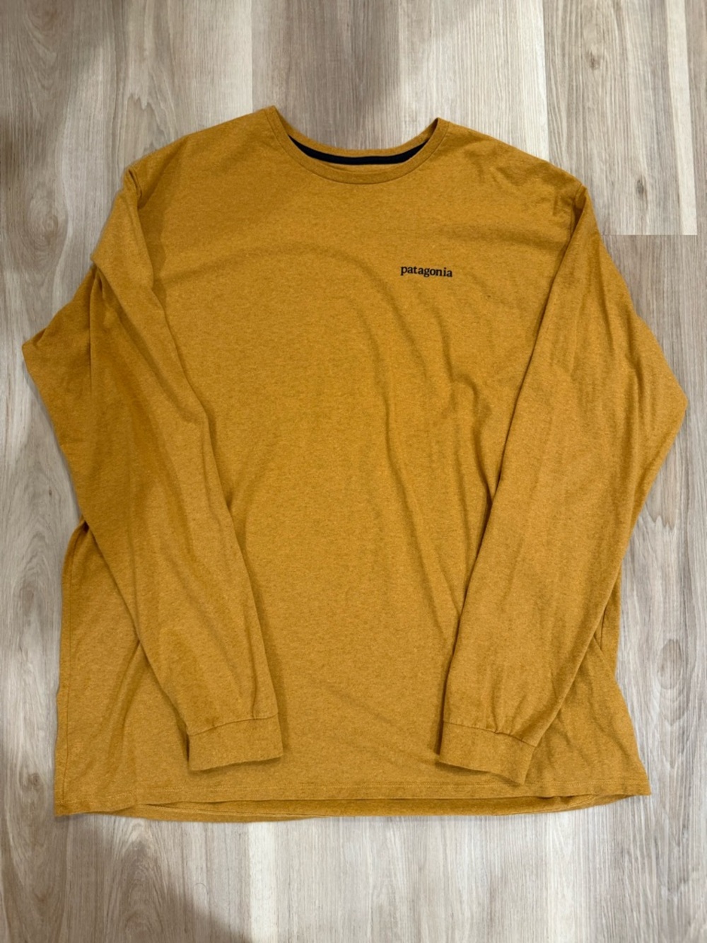 Patagonia Long-Sleeve Crew Tee - Mustard Gold